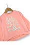 Girl's Heart Printed Tights, Transitional , 2-10 Years Old Sweatshirt Bottom Top Tights Set - 4
