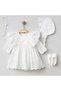 Begonya 4-Piece Luxury Mevlüt Set with Scallop Detail, 100% Cotton, Newborn Baby Girl - 5