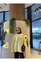 Premium Quality Women's Oversized Knitwear Sweater Yellow - 3