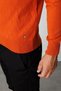 Orange Standard Fit Slim Fit Half Fisherman Straight Long Sleeve Knitwear - 3