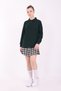 Unisex Adult Polo Neck School T-Shirt Basic Long Sleeve School T-Shirt 100% Cotton S-2Xl Nefti Green