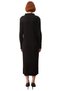 Women's Mock Neck Long Sleeve Maxi Length Ribbed Knit Dress Winter Casual Chic with Stylish Button Details - 4