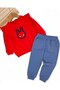 Baby Girl Transitional 6-9-12-18-24 Months Old Rabbit Printed Top and Bottom Stylish Set - 2