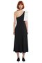 Asymmetrical Neckline Bowknot Midi Skater Evening Dress for Women Stylish Night Events Ideal - 4