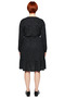 Women's Plus Size a Line V Neck Long Sleeve Mini Knitted Dress Animal Print Casual Chic Quality - 4