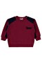 Chıcago Embroidered 2-5 Years Old Tracksuit Set - Burgundy 4-5 Years Old - 2