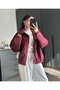 Suede Zip-Up Low Shoulder Bomber Jacket - 2