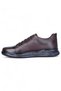 9022 Brown Nopa 100% Leather Winter Men's Casual Shoes - 3