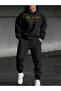 Unisex Printed Hooded Tracksuit Set