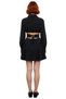 Women's Brown Corset Detailed Poplin Shirt Dress Stylish Short Mini Evening Dress Design Good Quality - 4
