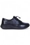 Missmama 007 Black Women's Genuine Leather Casual Shoes - 2