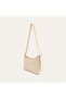 Women's Black Baguette Shoulder Bag - 2