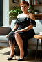Women's Polka Dot Patterned a Line Cut Square Neck Thin Strap Ruffled Maxi Length Dress Summer Style - 2