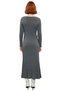 Women's Knitwear a Line Hair Braid Pattern V-Neck Maxi Dress Long Sleeve Winter Daily Stylish and Comfortable Outfits - 4