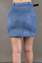 Women's Mini-Length Belted Suede Skirt Above the Knee - 2