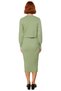 Women's Grey Midi Bodycon Knitwear Dress and Short Cardigan Two-Piece Set Autumn Winter Style Quality Chic - 4