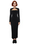 Women's Bodycon Cut Long Sleeve Maxi Dress Cut Out Detail Stylish Night Cocktail Wear Good Quality - 3