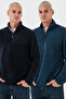Regular Fit Anti-Pilling Non-Pilling Mock Neck Fleece-Lined 2-Pack Fleece Men's Polar 58