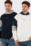 Cotton Relaxed Fit Hooded Soft with Fluff Inside Sh Fleece-Lined Pack of 2 Sweat Men's Sweat 59052