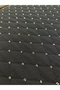 Black Quilted Patterned Fabric – Floral Embroidered 135 cm Width Dress Fabric – Jacket Fabric – Coat Fabric