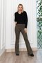 Women's Winter Black Double Buttoned Wool Knitwear Cardigan 255252 - 2