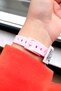 Quartz Women's Wristwatch 10 Atm Water Resistant Pink Color Silicone Band - Gift Bracelet Qqbg2001C2 - 6