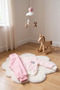 100% Cotton Girls' Winter 2-Piece Striped Fleece Inside and Outside Tracksuit Set Sweatshirt 9-18 Months Girls - 3