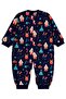New Year Print 90 Gr 2-5 Years Old Sleeping Bag - Navy Blue 2-3 Years Old - 2