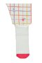 Checked Çiçek Printed 1-6 Months Single Bottom Baby - Ecru - 3