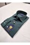 Klassik Haki Men's Shirt with Pockets Stretch Fabric with a Loose Fit Structure Ac052012-13 - 4
