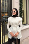 Women's Waist Tie Kimono White