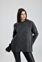 Salaş - Oversized Soft Crew Neck Knitwear Sweater - 2