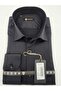 Classic Black Pocket Men's Shirt Stretch Fabric with a Loose Fit Structure Ac052012-24 - 2