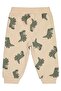 Spotted Dino Printed 6-18 Months Sweatpants - Beige 12-18 Months - 2
