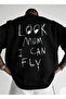 Unisex Oversized Crew Neck Sweatshirt Look Mom Print