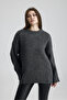 Salaş - Oversized Soft Crew Neck Knitwear Sweater