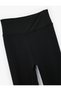 High Waist Stitching Detailed Sports Leggings - 5