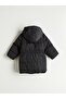 Hooded Girl's Puffer Coat - 3