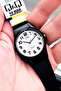 Original Men's Wristwatch 10 Atm Water Resistant Black Color Silicone Band - Qqe2002C4 - 4