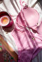Mayda Pink Underwire Cotton Bra Set - 4