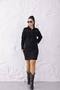 Genuine Suede Stretch Fabric Tasseled Blouse Skirt Set - 4