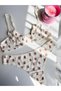 Teddy Cotton Bra and Brazilian Panty Set