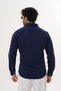 Shirt Knitted Honeycomb Fabric Transitional Stretch Fabric Regular Men's Shirt - 4