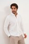 Shirt Knitted Honeycomb Fabric Transitional Stretch Fabric Regular Men's Shirt - 6