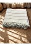 100% Cotton 7 Layer Muslin Striped Single Bedspread 180X260 cm