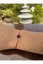 Smoky Quartz Bracelet Natural Stone Red String Luck Wish Gift - 2