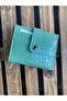 Croco Pattern Faux Leather Snap Closure Women's Wallet-Card Holder (Shipped in Box)