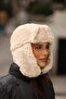 Unisex Fur Plush Ushanka Pilot Beanie Hat with Headphones - 4
