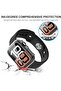 Case for iWatch Series 10 42mm - Hard PC Bumper with 9H Tempered Glass Screen Protector (Black) - 7