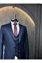 Filafil Swallow Collar Viscon Vest Set Suit - 2